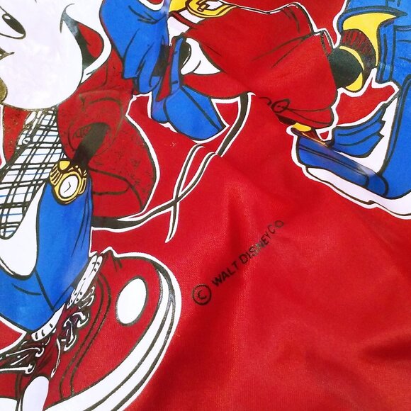 Vintage 80s Nasco Bomber Jacket Youth(10/12) Walt Disney Mickey Minnie Red Satin - Picture 12 of 16